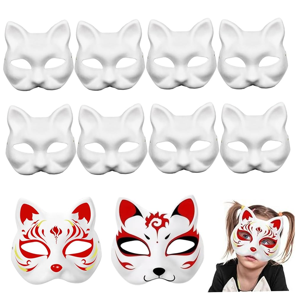Amazon.co.jp: NASSMOSSE テリアンマスク 10枚 キャットマスク